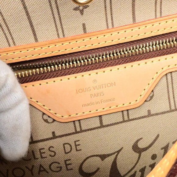 LOUIS VUITTON Neverfull PM Shoulder Tote Bag Monogram Leather BN M40155 55YG761 - Picture 4 of 16